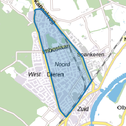 Dieren-Noord boven spoorlijn