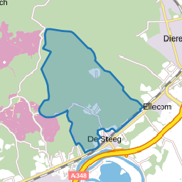 Verspreide huizen bosgebied De Steeg