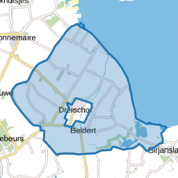 Verspreide huizen Dreischor