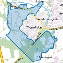 Verspreide huizen Theereheide en Zegenwerp