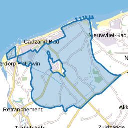 Verspreide huizen Cadzand