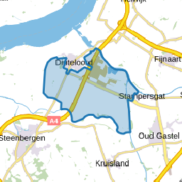 Verspreide huizen in het Oosten