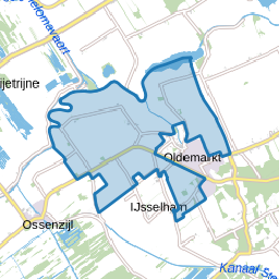 Verspreide huizen Oldemarkt