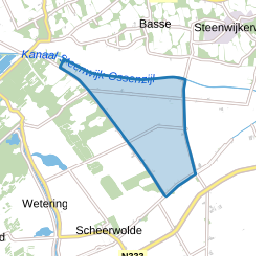 Verspreide huizen polder Gelderingen IJsselham