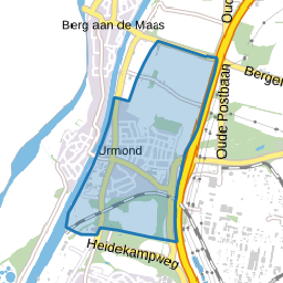 Urmond ten oosten van Julianakanaal