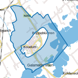 Verspreide huizen Koudum
