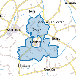 Verspreide huizen Easterein