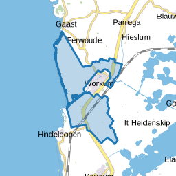 Verspreide huizen Workum