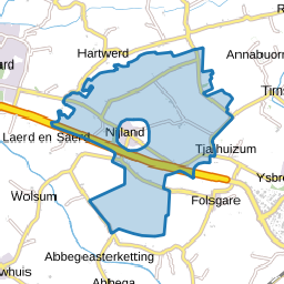 Verspreide huizen Nijland