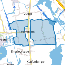 Verspreide huizen Hommerts