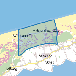 Verspreide huizen Midsland-Noord