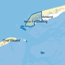 Verspreide huizen West-Terschelling