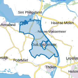Verspreide huizen Oud-Vossemeer