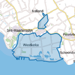 Verspreide huizen Scherpenisse