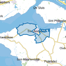 Verspreide huizen Sint-Annaland