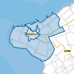 Verspreide huizen Stavenisse