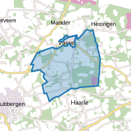 Verspreide huizen Vasse