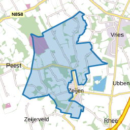 Verspreide huizen Zeijen