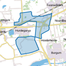 Verspreide huizen Hurdegaryp