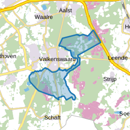 Verspreide huizen Turfbergse Heide Nederheide