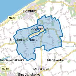 Verspreide huizen Aagtekerke