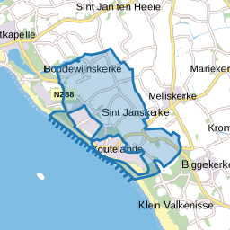 Verspreide huizen Zoutelande