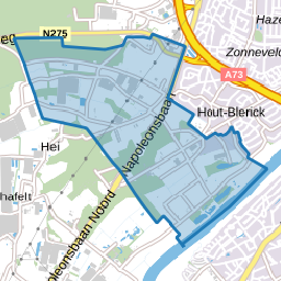 Verspreide huizen Hout-Blerick