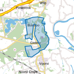 Verspreide huizen Gietelo-Bussloo