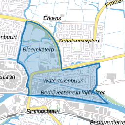Franeker Bloemketerp en Watertorenbuurt