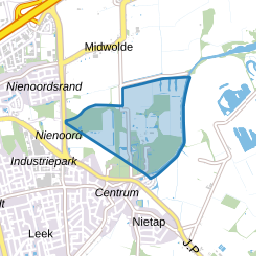 Buitengebied ten oosten van Leek