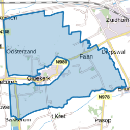 Verspreide huizen Oldekerk