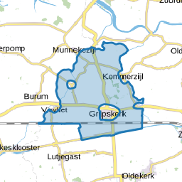 Verspreide huizen Grijpskerk