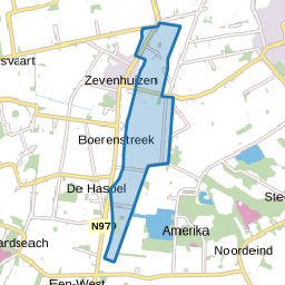 Buitengebied ten oosten van Zevenhuizen