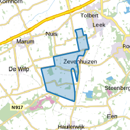 Buitengebied ten westen van Zevenhuizen