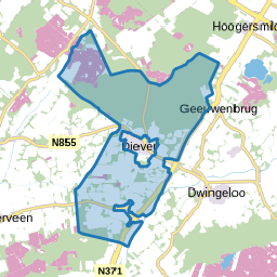Verspreide huizen Diever