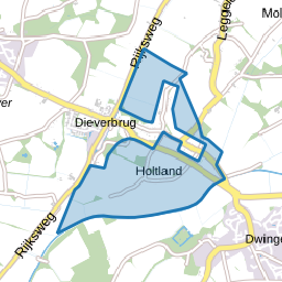 Verspreide huizen Dieverbrug