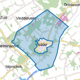 Verspreide huizen Vledder
