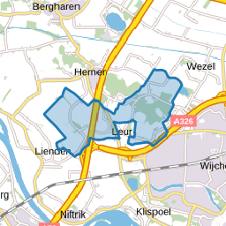 Verspreide huizen Leur
