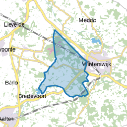 Verspreide huizen Corle en omgeving