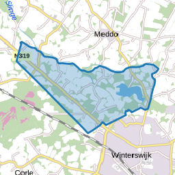 Verspreide huizen ten noorden van Winterswijk