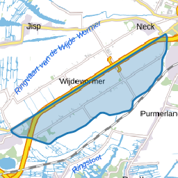 Verspreide huizen ten zuiden van De Middentocht