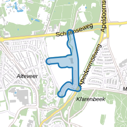 Weg langs de Begraafplaatsen
