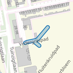 Vedergraspad
