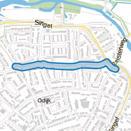 Pad door Dalenoord