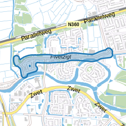 Weg naar den Dam