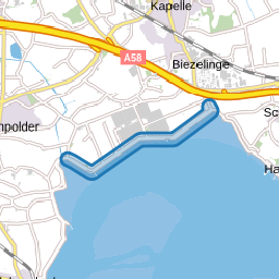Weg langs de Zeedijk