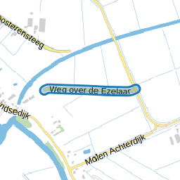 Weg over de Ezelaar