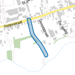 Weg naar kerkhof