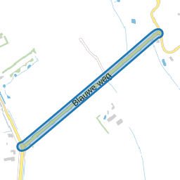 Blauwe weg