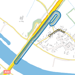 Fietspad A50 Oost